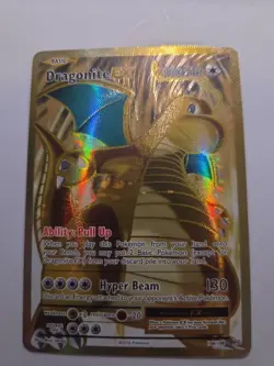 Pokemon TCG Dragonite EX Full Art Ultra Rare Holo Card Evolutions 106/108 XY - Image 1