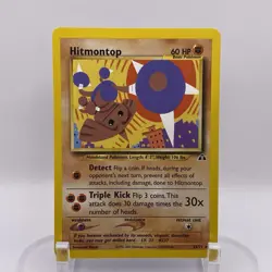 Hitmontop 22/75 Neo Discovery LP Rare WOTC Pokemon TCG Vintage Single - Image 1