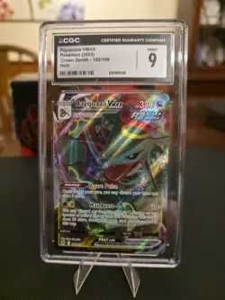 🔥🔥 Rayquaza VMAX 🔥🔥 Crown Zenith 102/159 CGC 9 Pokemon TCG - Image 1