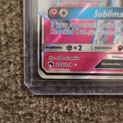 The Pokemon Company Alolan Ninetales GX 205/214 Lost Thunder Ultra Rare Holo - Image 3