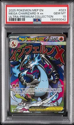 Mega Charizard X EX 023 Ultra-premium Collection Pokemon English PSA 10 GEM - Image 1