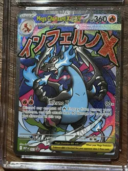 Mega Charizard X ex Pokemon 2025 Black Star Promo UPC 023 CGC PRISTINE 10 - Image 2