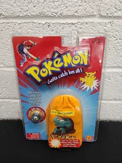 NEW Sealed First Edition Vintage Pokemon Marble Pouches Series 1 #68 Machamp - Image 1