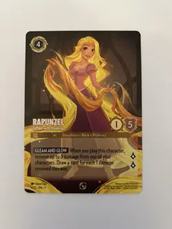 Rapunzel - Gifted with Healing - Disney Lorcana Tournament Promo Card DLPC 4/C1 - Image 1