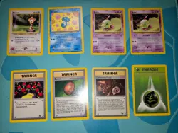 Lot of 8 Vintage Pokemon Cards (German) LP/NM - Image 1