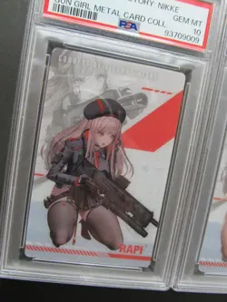 Sequential Set PSA 10| Goddess of Victory NIKKE RAPI Gun Girl Metal Card Coll. - Image 4