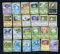 Pokemon Diamond & Pearl Set 2007, 34 Card Lot - Misdreavus, Piplup, Hippowdon… - Image 1