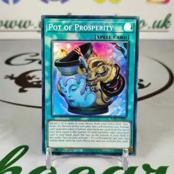 Pot of Prosperity RA01-EN066 Super Rare 1st Edition Yugioh Card Near Mint - Image 1