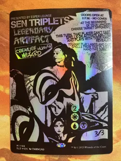 MTG Foil Showcase Sen Triplets Secret Lair: Legendary Flyers!! - Image 1