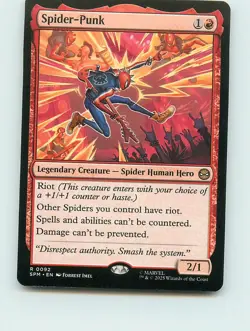Spider-Punk - R92 - MTG - Marvel's Spider-Man (SPM) - Image 1