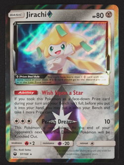 2018 JIRACHI PRISM STAR 97/168 CELESTIAL STORM Pokemon TCG Trading Card Game - Image 1