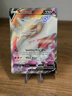 Pokemon Reshiram V 172/195 Silver Tempest Ultra Rare Full Art Holo NM - Image 1