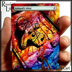 Ashnod's Altar Alter - Hand Painted MTG Altered Art Card - Shrek Gingerbread Man - Image 1