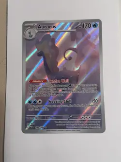 Pokemon TCG Aurorus 092/088 Full Art Illustration Rare Holo Perfect Order - Image 1