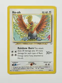 Ho-oh 18/64 Neo Revelation - Rare Non Holo Unlimited - WoTC Pokemon 2001 HP - Image 1