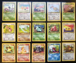 NM Pokemon TCG 1st Edition “Jungle” Uncommon/ Common Set (#33-#64) - Image 1