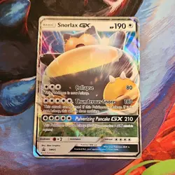 Pokemon TCG Snorlax GX SM05 Promo Holo Basic 190 HP English Colorless - Image 1