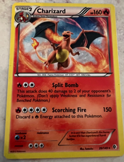 Charizard 20/149 Holo Pokemon Boundaries Crossed Pokemon TCG Cosmos Holo - Image 1