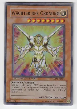 YU-GI-OH Wachter der Ordnung Super Rare LODT-DESP1 SEHR STARK UND SELTEN - Image 1