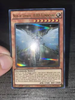 Carte Yu-gi-oh! Neos De Loyaute Heros Elementaire DUSA-FR028 Ultra Rare Francais - Image 3