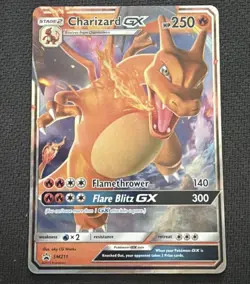 Pokemon TCG Charizard GX SM211 Black Star Promo Card Near Mint Condition - Image 2