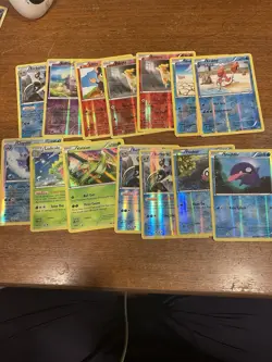 Pokemon TCG different set big Card Lot Reverse Holo/Holo English Pokemon - Image 1
