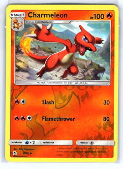 Charmeleon [Reverse Holo] 8/68 Hidden Fates NM or LP Pokemon Card - Image 1