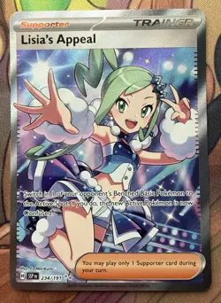 Lisias Appeal 234/191 Surging Sparks Full Art Ultra Rare Pokemon Card - Image 1