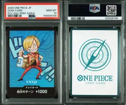 PSA 10 Sanji DON!! Card Promo One Piece Japanese Kumamoto Prefecture - Image 3