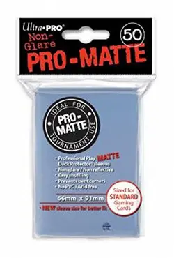 Ultra Pro SLEEVES Pro-Matte D12 Card Game (Clear) 74427844905 - Image 1