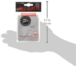 Ultra Pro SLEEVES Pro-Matte D12 Card Game (Clear) 74427844905 - Image 2