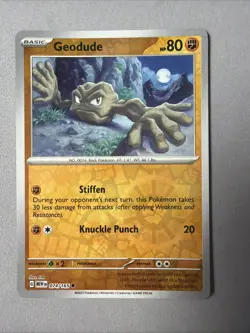 Pokemon TCG * Scarlet & Violet 151 Card * 074/165 Geodude Common REVERSE HOLO - Image 1