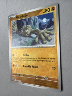 Pokemon TCG * Scarlet & Violet 151 Card * 074/165 Geodude Common REVERSE HOLO - Image 2