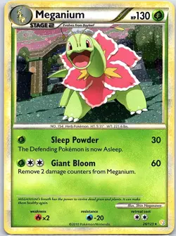 Meganium - (Cosmos Holo) 26/123 Holo Deck Exclusives - Pokemon Card - NM - Image 1