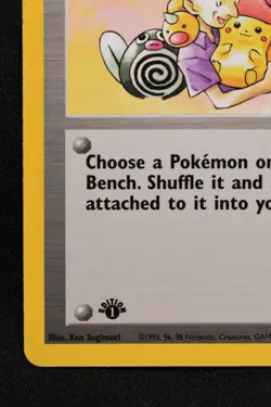 Mr. Fuji 1st Edition 58/62 LP+ Fossil Regular Uncommon Pokemon TCG Card - Image 5