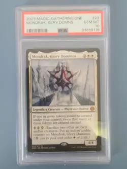 2023 MTG Mondrak Glory Dominus #23 PSA 10 - Image 2