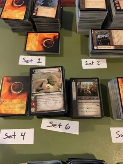 Lord of the Rings LOTR TCG Collection Lot Over 2000 Cards Decks Foils - Image 2