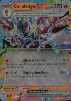 Ceruledge ex 036/191 Double Rare Surging Sparks Pokemon NM - Image 1