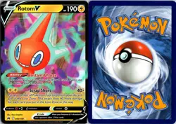 Rotom V 045/159 Holo V Rare Crown Zenith Pokemon Near Mint - Image 3