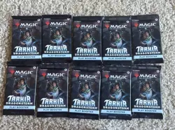 10 Magic the Gathering Tarkir Dragonstorm Play Booster Pack 14 Cards Foil Guaran - Image 1