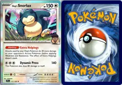 Hop's Snorlax 117/159 Rare Journey Together Pokemon Holo Near Mint - Image 3