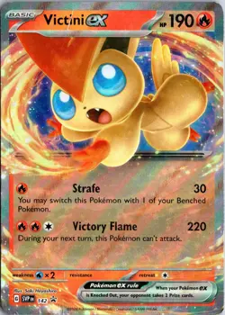 Victini ex 142 Holo Promo Scarlet & Violet Promo Pokemon Near Mint - Image 1