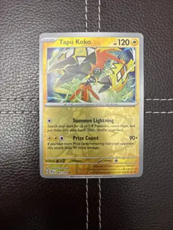Pokemon TCG - Tapu Koko - 065/191 - Surging Sparks - NM Reverse Holo (2024) - Image 1