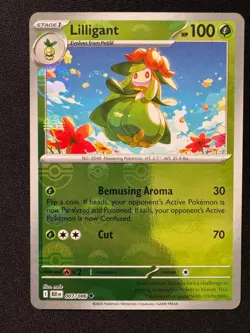 LILLIGANT ( Black Bolt 007/086 ) REVERSE HOLO - Pokemon - NM/M - Image 1
