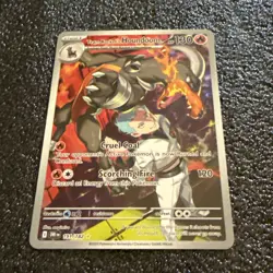 Team Rocket's Houndoom Pokemon S&V Destined Rivals Illustration Rare NM - Image 2