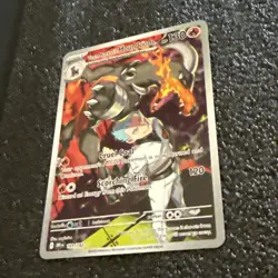 Team Rocket's Houndoom Pokemon S&V Destined Rivals Illustration Rare NM - Image 4