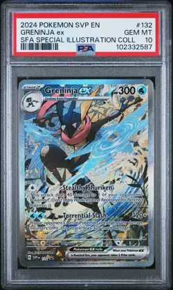 Greninja EX 132 Scarlet & Violet Promo Holo Card PSA 10 Pokemon - Image 3