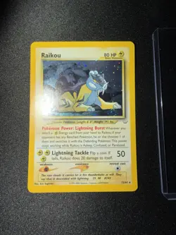Pokemon Raikou 13/64 Neo Revelation Holo Rare WOTC Vintage 2001 💎NM💎 - Image 1