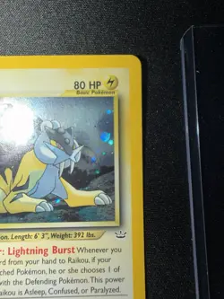 Pokemon Raikou 13/64 Neo Revelation Holo Rare WOTC Vintage 2001 💎NM💎 - Image 4