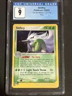 2003 Pokemon EX Sandstorm Shiftry Holo #12 CGC Gem Mint 9 - Image 1